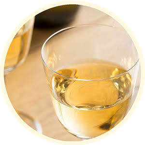 Calice di vino bianco